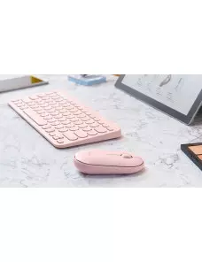 Souris Logitech Wireless Mouse Pebble M350 Rose Logitech - 5