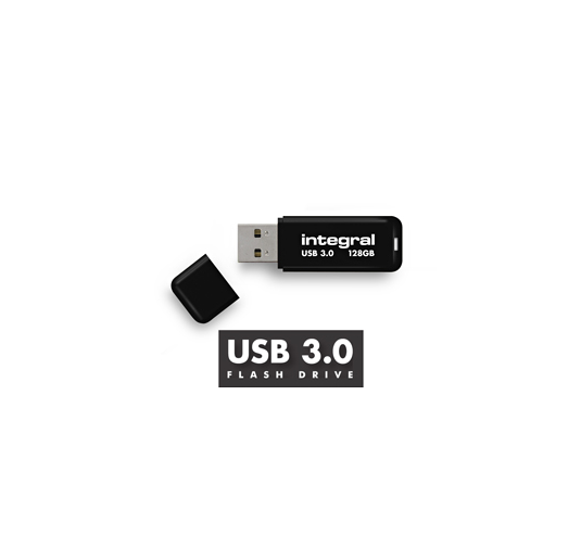 Clé USB 3.0 128Go Integral Noir Integral - 1