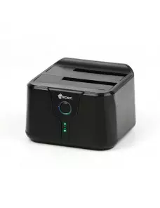 Dual Dock Heden BEDD2535U3 2xDD SATA 3.5/2.5 vers USB 3.0 clonage DOCK-BEDD2535U3 - 1