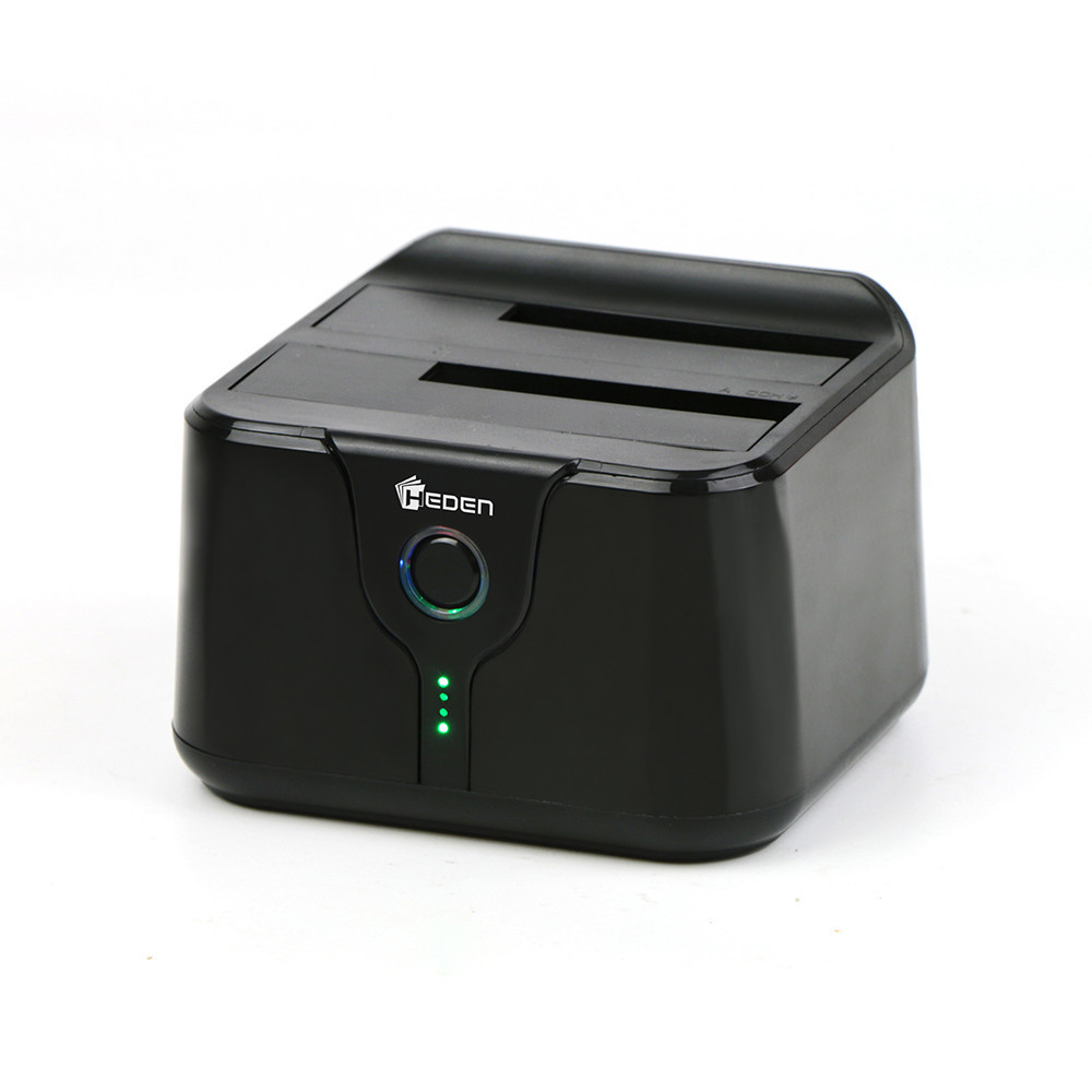 Dual Dock Heden BEDD2535U3 2xDD SATA 3.5/2.5 vers USB 3.0 clonage Dual Dock Heden BEDD2535U3 2xDD SATA 3.5/2.5 vers USB 3.0 clonage