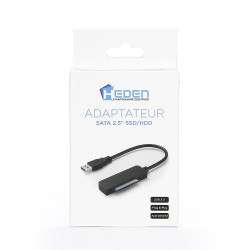 Adaptateur Heden ADP25SATAU3 USB 3.0 vers SATA Disque Dur 2.5 ADUSB-HE-ADP25SATA - 2