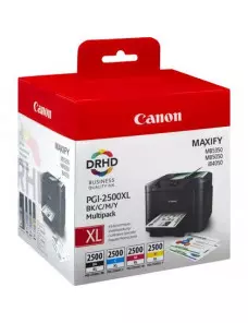 Cartouche Canon PGI-2500XL Multipack Noir Cyan Magenta Yellow CARTPGI2500XL-MULT - 3