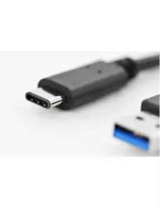 Cable USB 3.0 vers USB Type-C PD 3A Digitus Noir 1M 5Gbit/s CAUSBD-16032368731 - 2