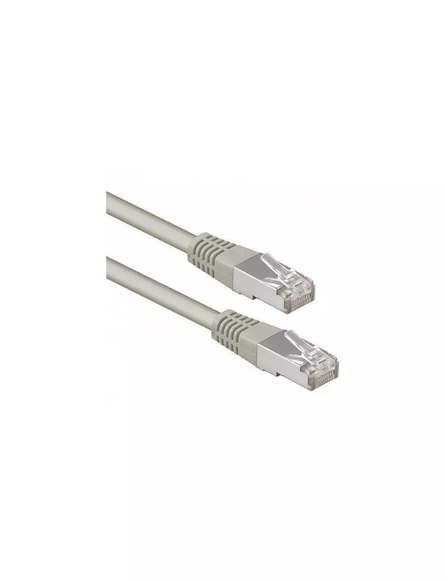 Cable Réseaux RJ45 5m Droit Cat6A S/FTP Blindé Gris CRJ45_C6_05M_GRIS - 1