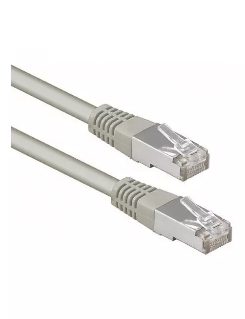 Cable Réseaux RJ45 7.5m Droit Cat6A S/FTP Blindé Gris CRJ45_C6_07.5M_GRI - 1