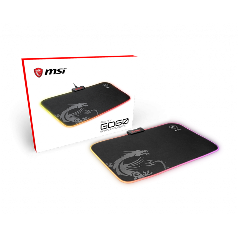 Tapis MSI Agility GD60 Gaming RGB 386x276x4mm