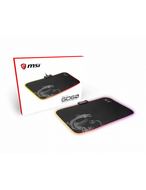 Tapis MSI Agility GD60 Gaming RGB 386x276x4mm TAMSGD60AGILITY - 1