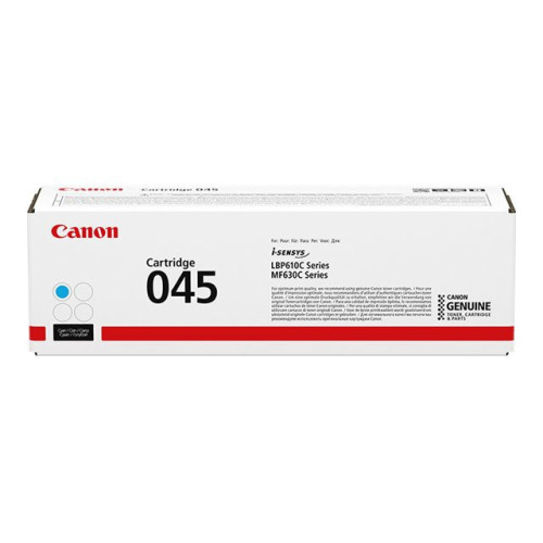 Toner Canon 045 Cyan 1300 pages MF63X/LBP61X TONERCA045CY - 1