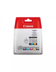Cartouche Canon PGI-570 + CLI-571 Pack 5 Cartouches CARTPGI570+571 - 1