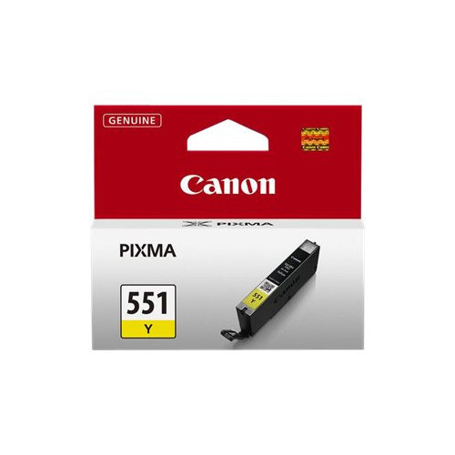 Cartouche Canon CLI-551 Yellow CARTCLI551Y - 1 Cartouche Canon CLI-551 Yellow CARTCLI551Y - 1
