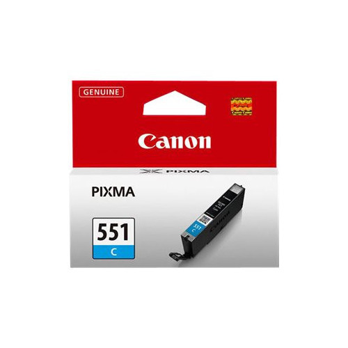 Cartouche Canon CLI-551 Cyan CARTCLI551C - 1 Cartouche Canon CLI-551 Cyan CARTCLI551C - 1
