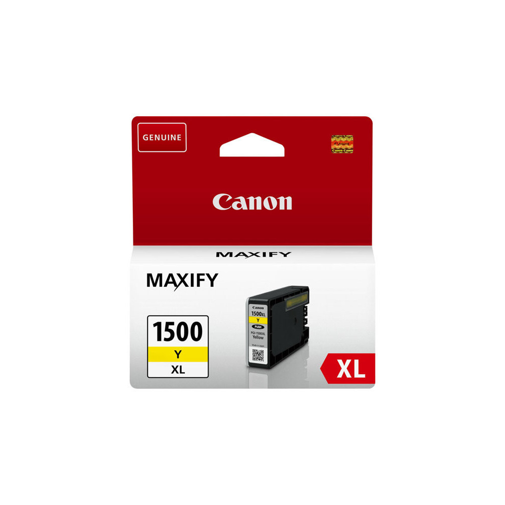 Cartouche Canon PGI-1500XL Yellow 780 pages Cartouche Canon PGI-1500XL Yellow 780 pages
