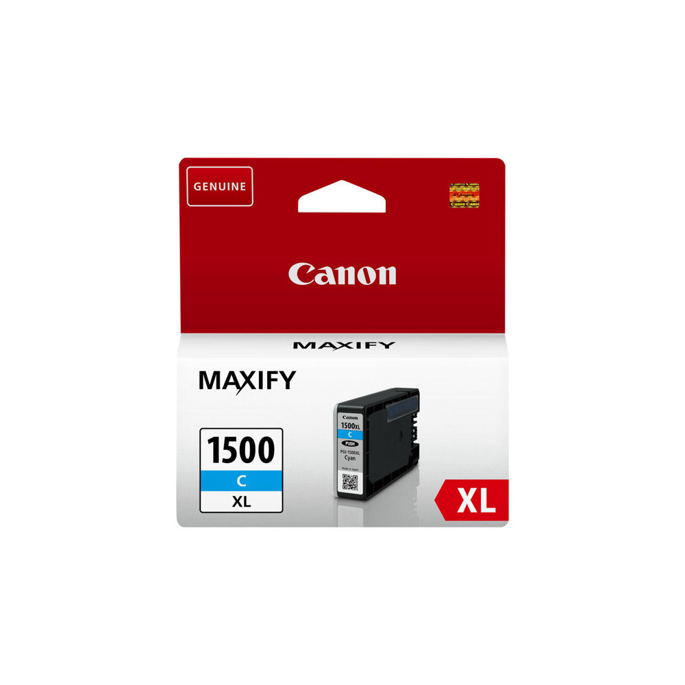 Cartouche Canon PGI-1500XL Cyan 780 pages Cartouche Canon PGI-1500XL Cyan 780 pages