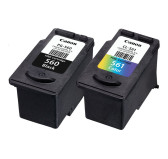 Pack Cartouche Canon PG-560 Noir + CL-561 Couleurs 180 pages Pack Cartouche Canon PG-560 Noir + CL-561 Couleurs 180 pages