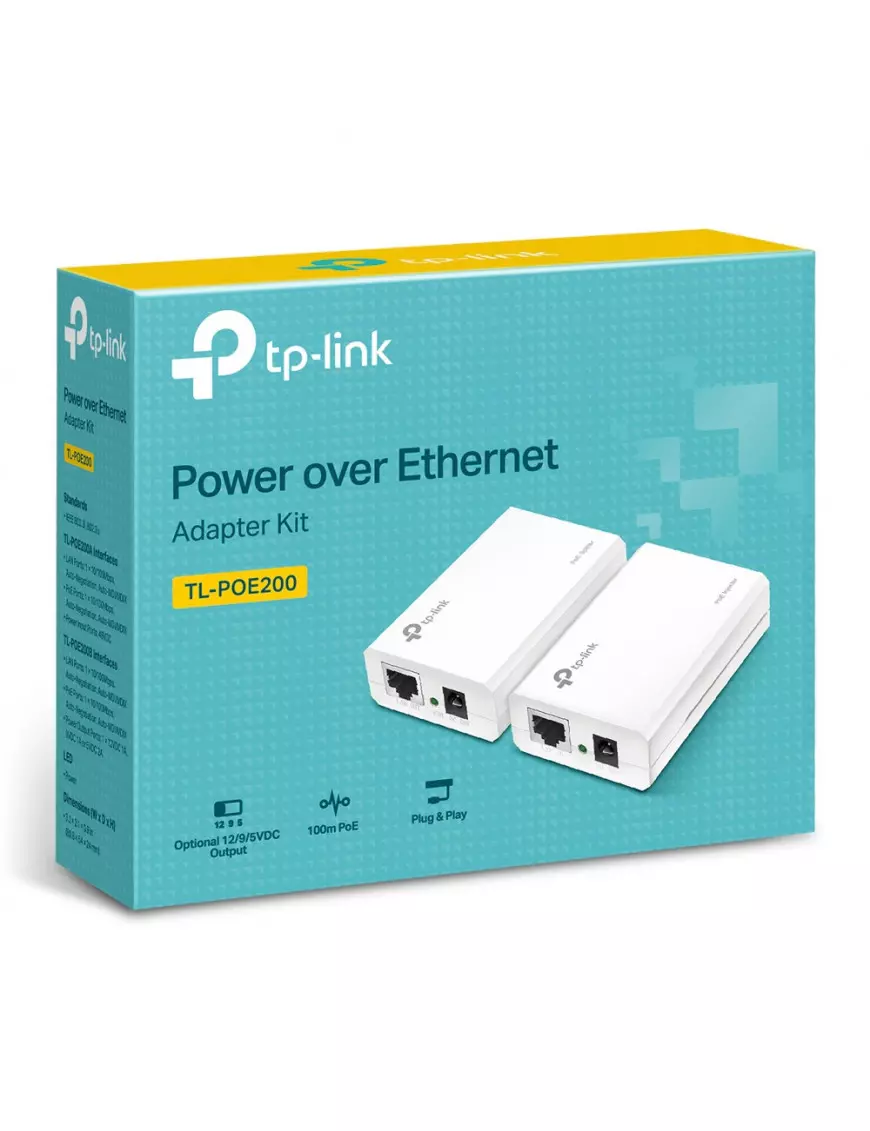 Kit PoE TP-Link TL-POE200 Injecteur + Splitter PoE POE_TL-POE200 - 3