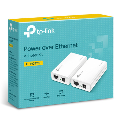 Kit PoE TP-Link TL-POE200 Injecteur + Splitter PoE POE_TL-POE200 - 3 Kit PoE TP-Link TL-POE200 Injecteur + Splitter PoE POE_TL-POE200 - 3