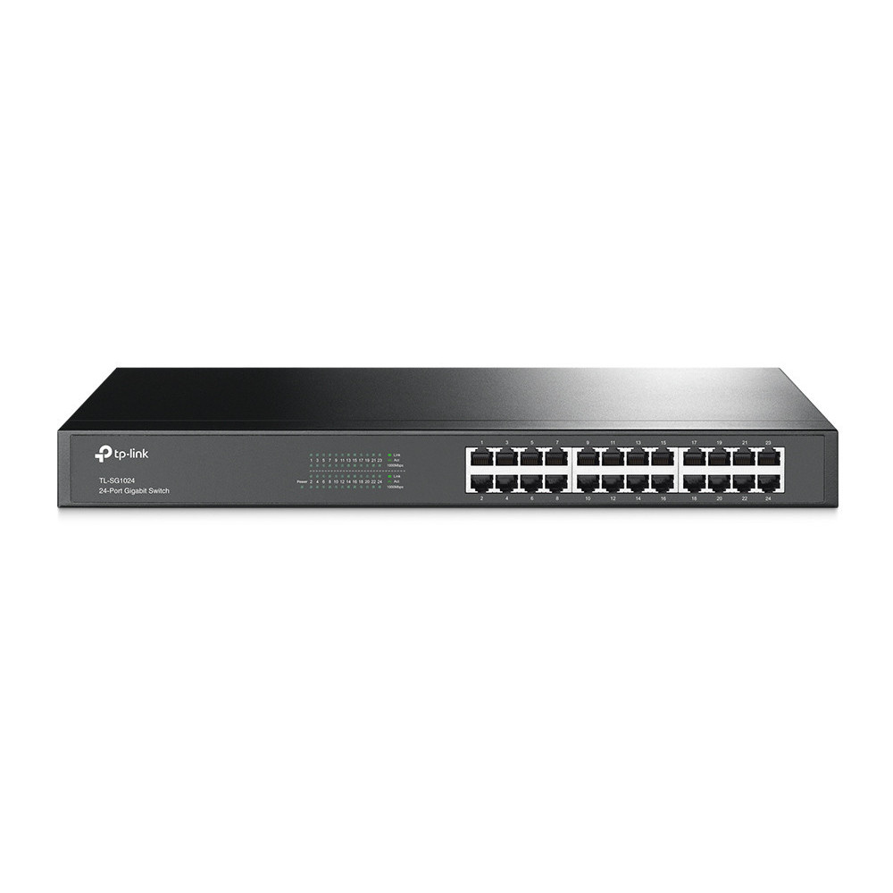 Switch RJ45 TP-Link TL-SG1024 10/100/1000 Mbps 24 Ports Rackable Switch RJ45 TP-Link TL-SG1024 10/100/1000 Mbps 24 Ports Rackable