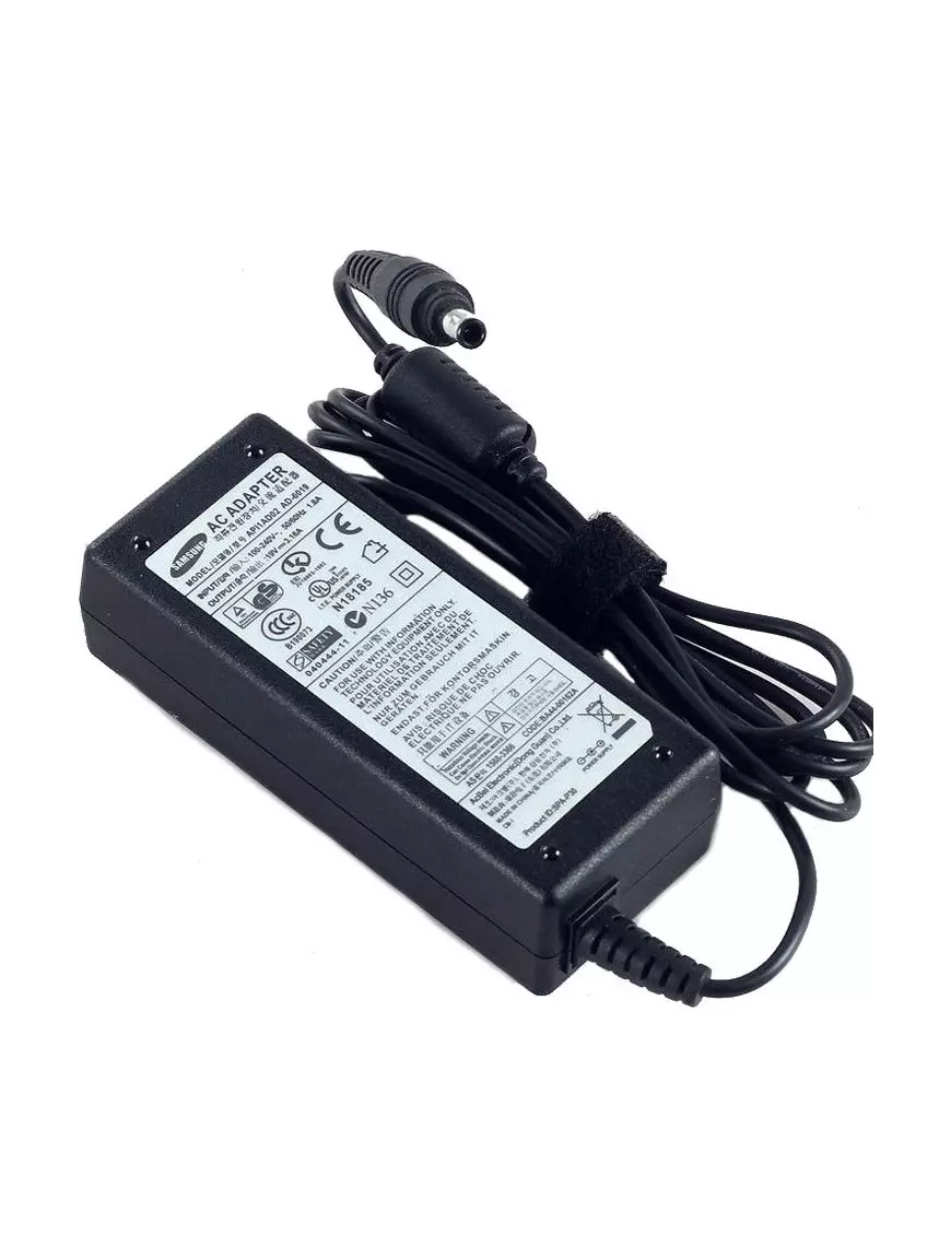 Chargeur Compatible Samsung 19V 3.16A 60W 5.5/3.0mm Pin 1.0mm Générique - 1