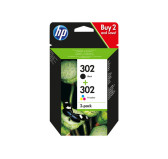 Pack Cartouche HP 302 Noir + Couleur X4D37AE Pack Cartouche HP 302 Noir + Couleur X4D37AE