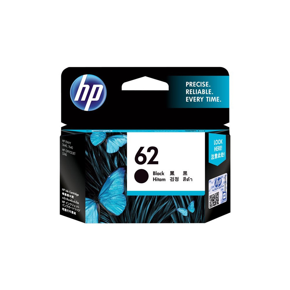 Cartouche HP 62 Noir C2P04AE 200 pages Cartouche HP 62 Noir C2P04AE 200 pages