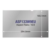 Filtre de confidentialité Targus ASF133W9EU pour écran 13.3" Filtre de confidentialité Targus ASF133W9EU pour écran 13.3"