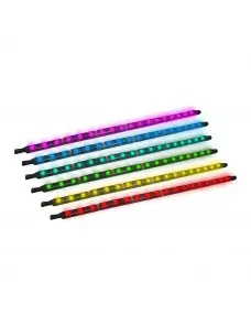 Kit Led Strip Lights RebornLeague 2 Bandes LED RGB avec Télécommande LEDRL-KITRL2LEDT - 1