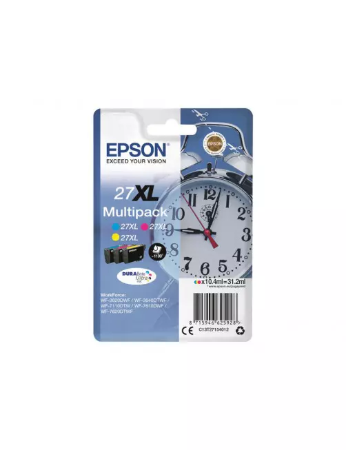 Cartouche Epson 27XL Multipack 3 Couleurs CARTEPT27XL2715 - 1