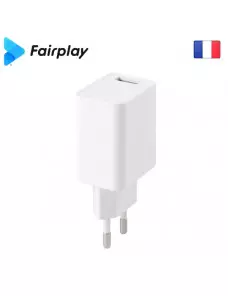 Alimentation Secteur 220V vers USB 5V 2.4A Fairplay MILANO ALIMUSBFP-H02W - 1