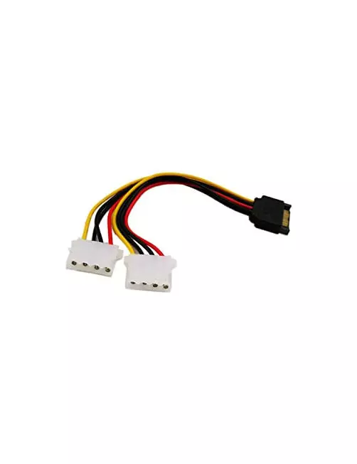 Adaptateur Alimentation SATA Femelle vers 2 x MOLEX Male ADALIMSATA-2MOLEX - 1