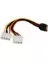 Adaptateur Alimentation SATA Femelle vers 2 x MOLEX Male ADALIMSATA-2MOLEX - 1