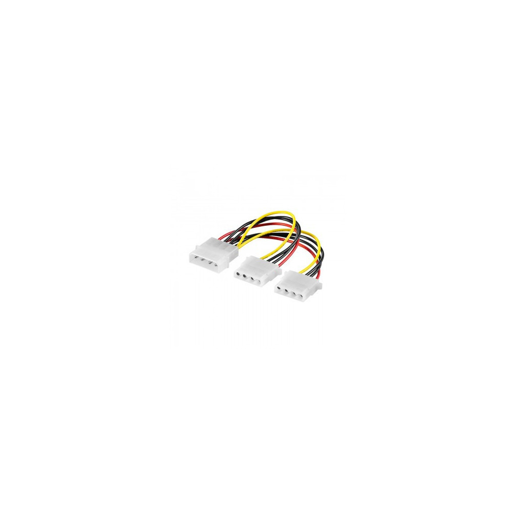 Adaptateur Alimentation MOLEX Femelle vers 2 x MOLEX Male