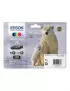 Cartouche Epson 26 Noir + 3 Couleurs XP-510/520/600/620/625/720/800 CARTEPT26MULTI - 1