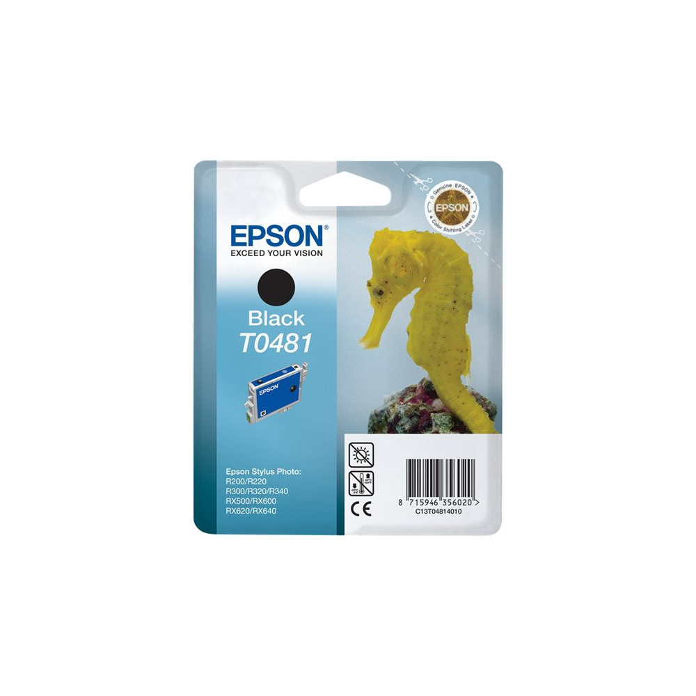 Cartouche Epson T0481 Noir 13ml 630pages Cartouche Epson T0481 Noir 13ml 630pages