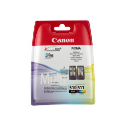 Pack Cartouche Canon PG-510 + CL-511 CARTPG510+CL511 - 1