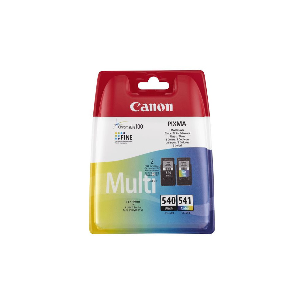 Pack Cartouche Canon PG-540 + CL-541 Pack Cartouche Canon PG-540 + CL-541