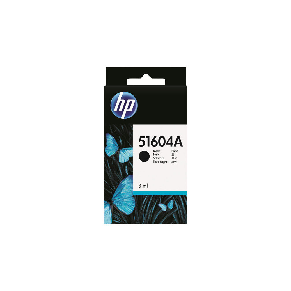 Cartouche HP 51604A Noir 3 ml Ingenico i2200 Cartouche HP 51604A Noir 3 ml Ingenico i2200