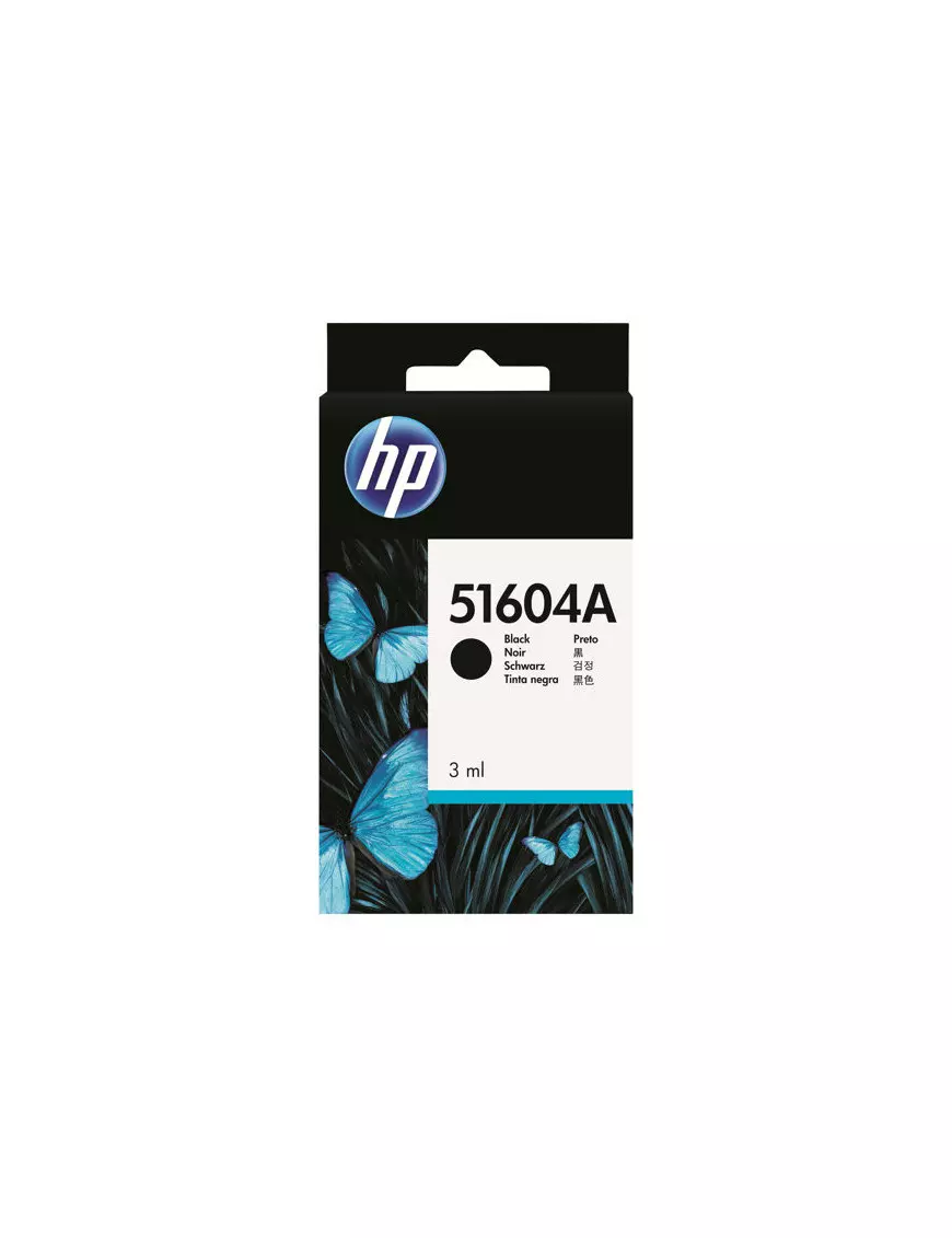 Cartouche HP 51604A Noir 3 ml Ingenico i2200 CARTHP51604A_BK - 1