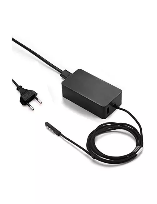 Chargeur Compatible Microsoft Surface Pro 1/2 12V 3.6A 5Pins magnétiq Générique - 1