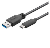 Cable USB 3.1 type C vers A 3.0 1m