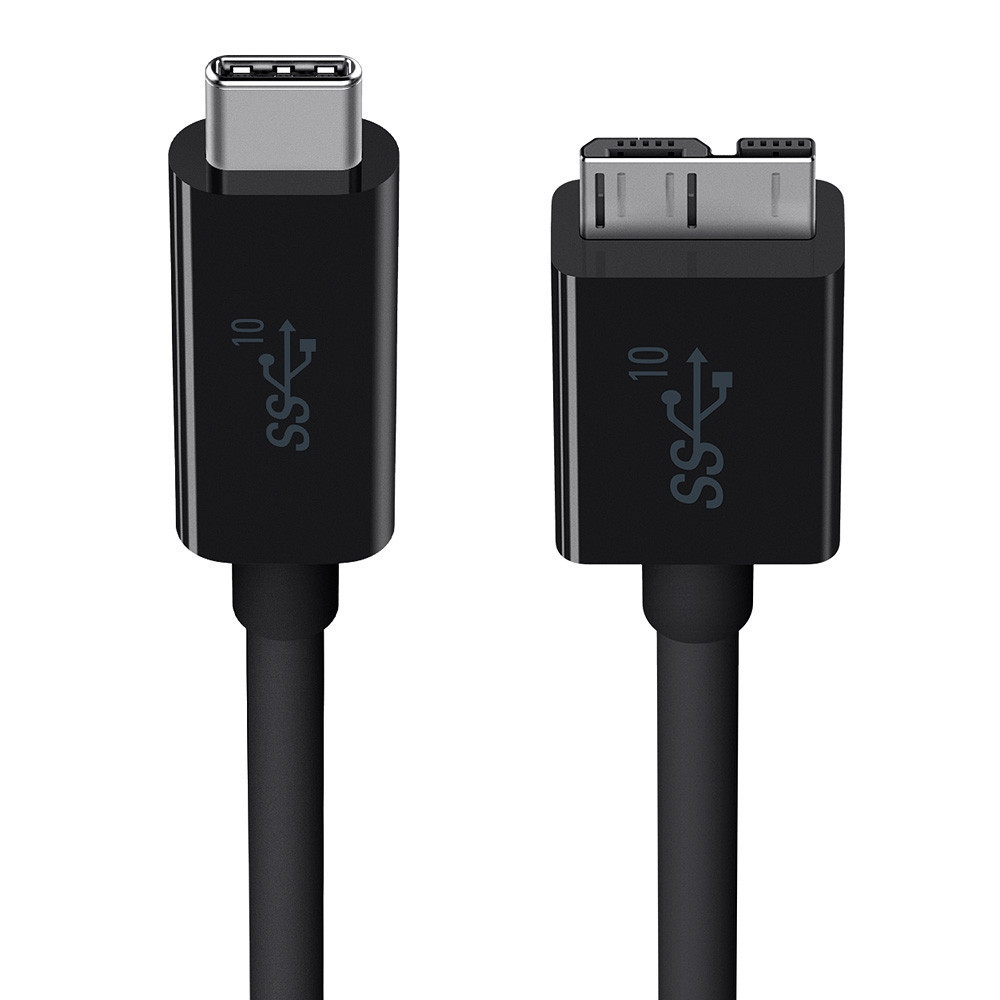 Cable USB 3.1 type C vers B micro 3.0 1m