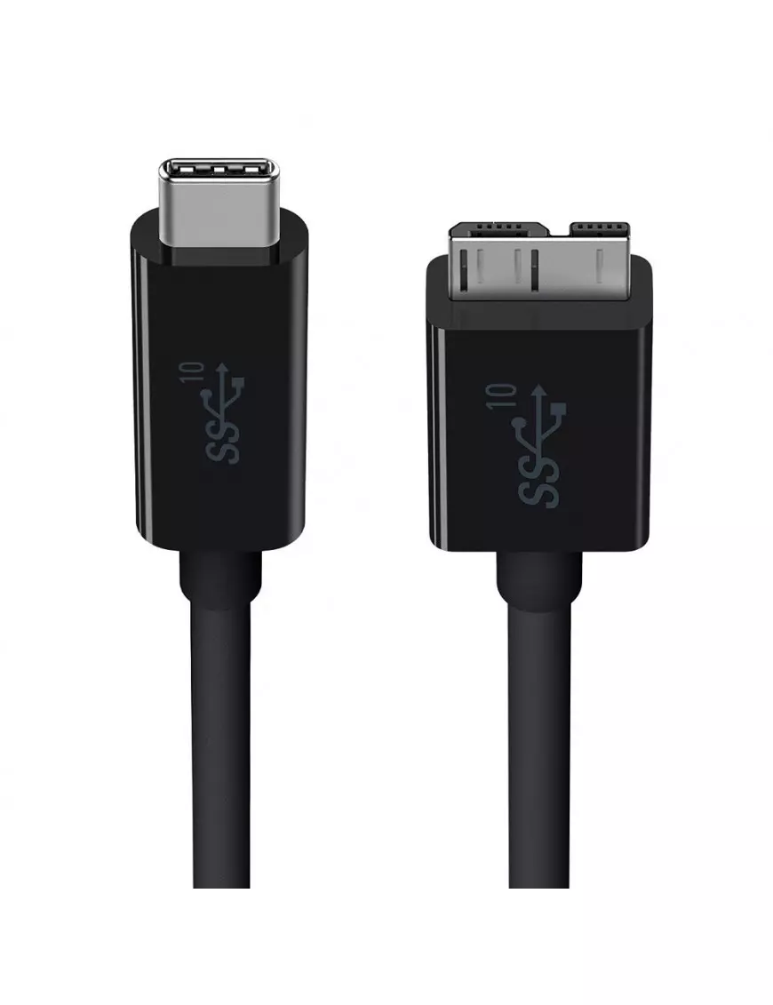 Cable USB 3.1 type C vers B micro 3.0 1m