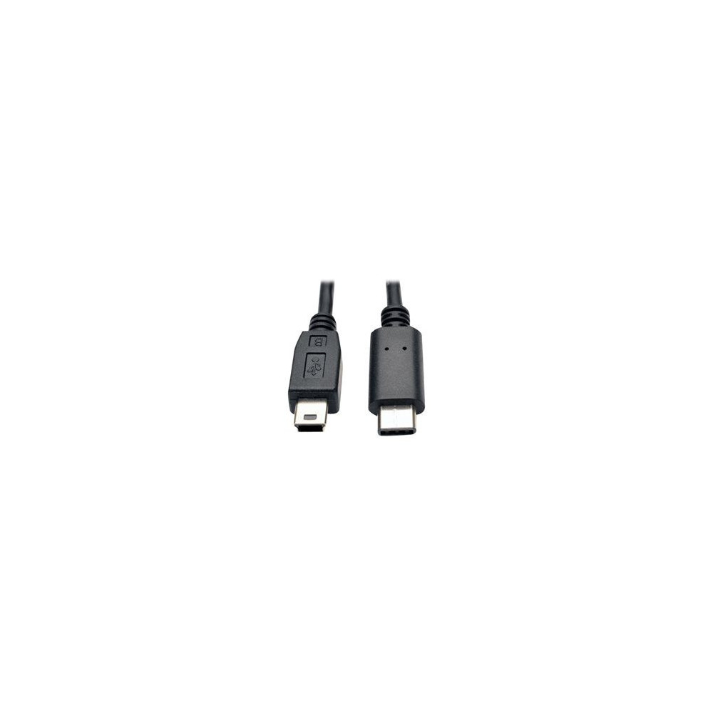 Cable USB 3.1 type C vers B mini 2.0 1m