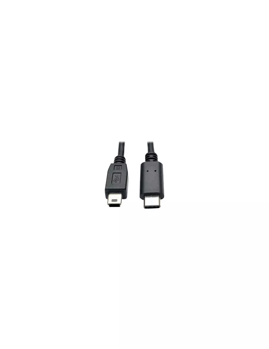 Cable USB 3.1 type C vers B mini 2.0 1m