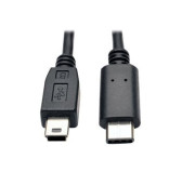 Cable USB 3.1 type C vers B mini 2.0 1m