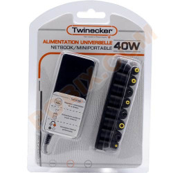 Chargeur Twinecker PC Portable 9.5-20V 40Watts NetBook Twinecker - 1