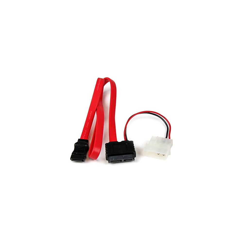 Adaptateur SATA avec Alim Vers Nappe SATA + Alim Molex 0.5m
