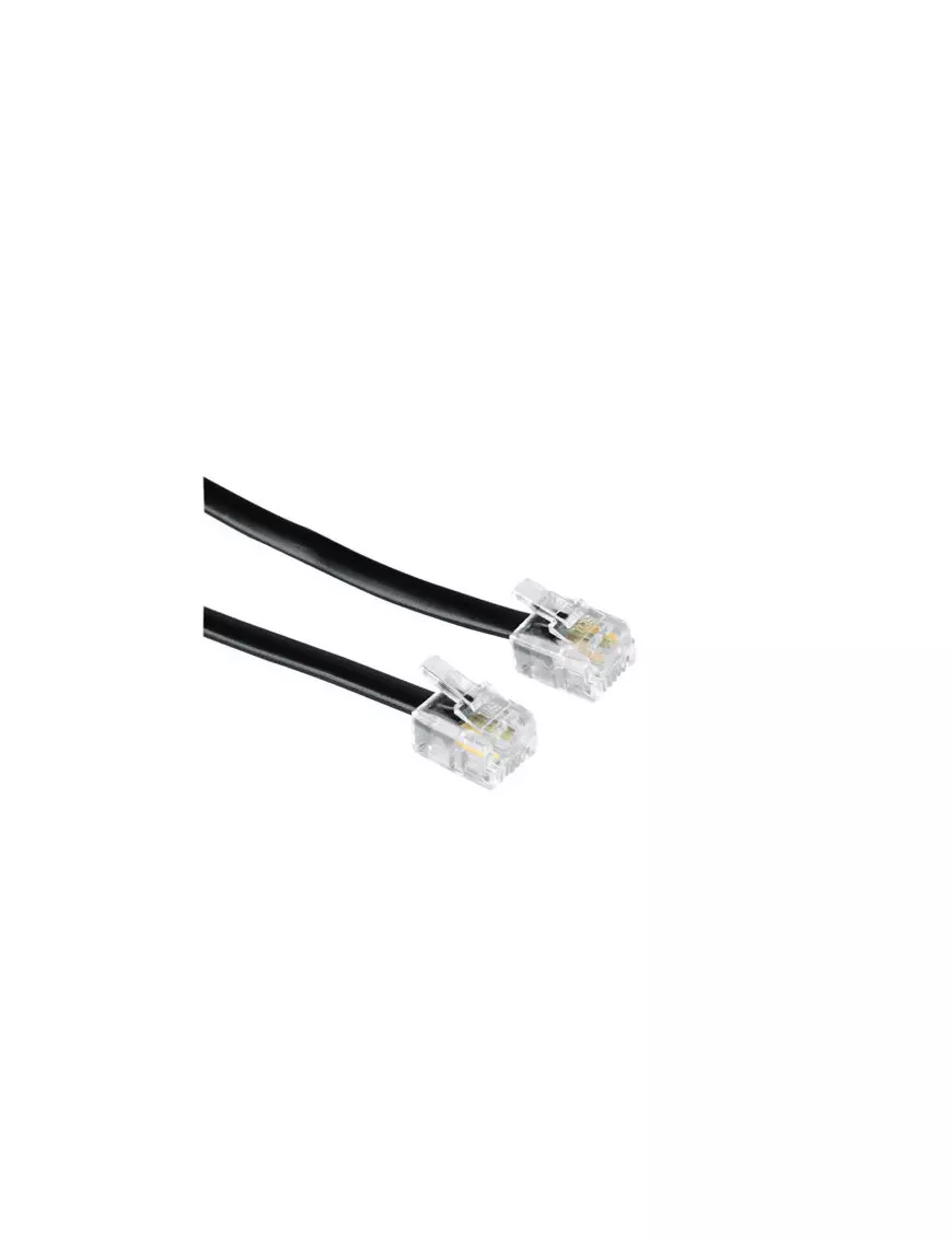 Cable RJ11 Blindé 5M ADSL Modem Téléphone CRJ11B_5M - 1