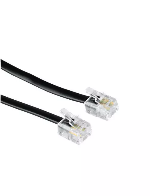 Cable RJ11 Blindé 5M ADSL Modem Téléphone CRJ11B_5M - 1