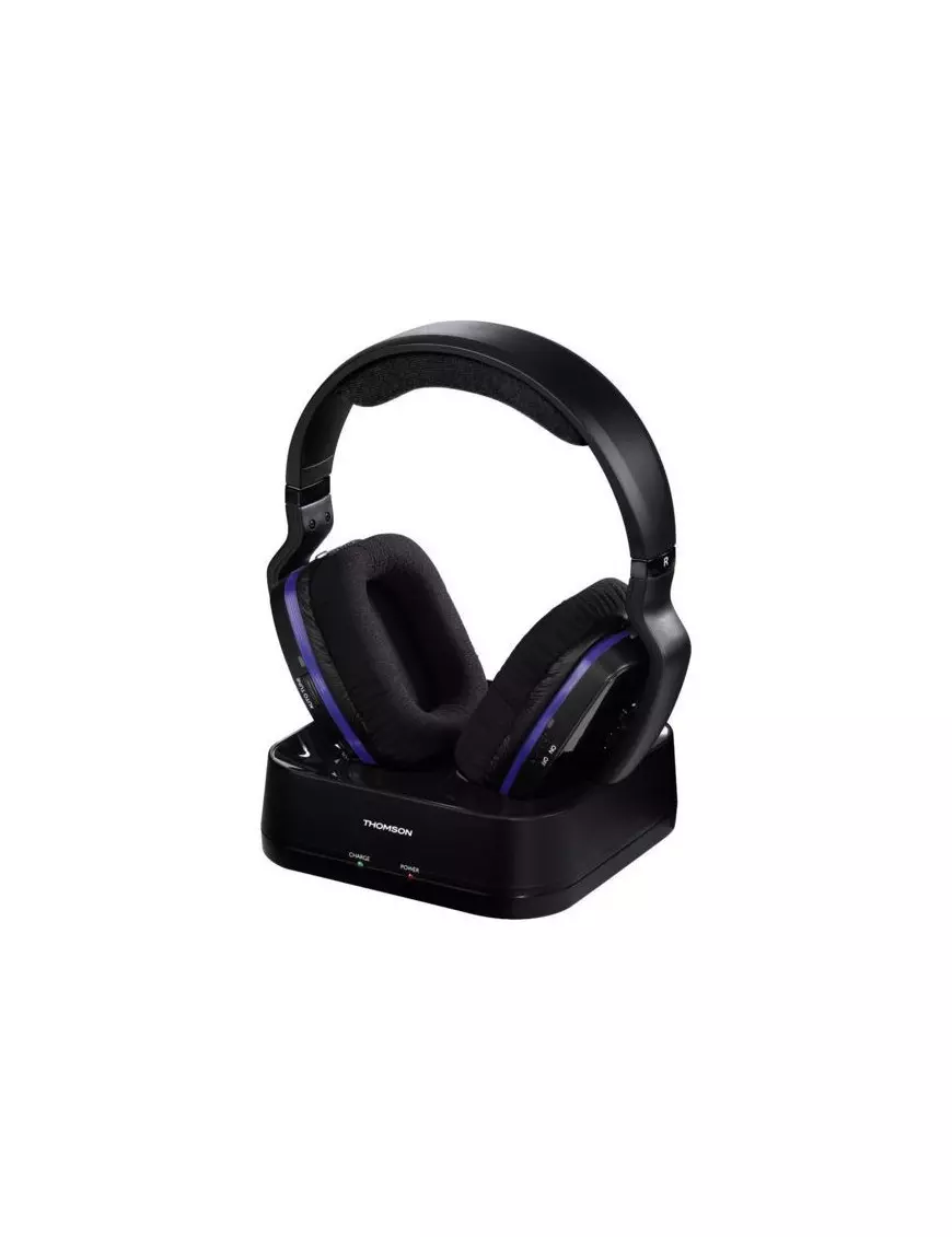 Casque Stéréo Thomson WHP3311BK Wireless Noir Batterie 8H MICTHWHP3311 - 1