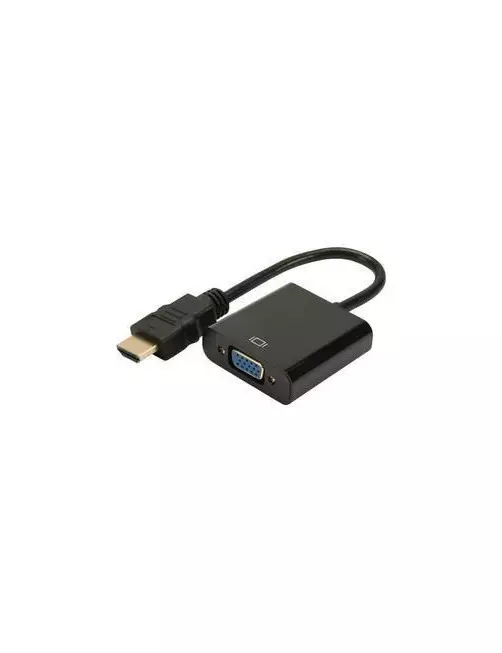 Adaptateur HDMI Male vers VGA Femelle Actif Alim Micro USB ADHDMI_VGA_M/M - 1